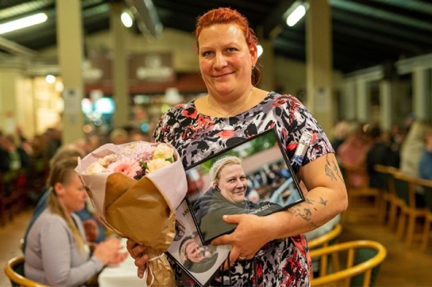 �rets Staldmand blev Mari Lena N�rreg�rd.<br>