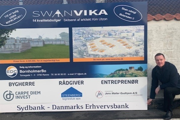 - Jeg er stolt over, at vi i Sydbank p� Bornholm er finansiel partner p� projektet, siger filialdirekt�r Nikolaj Nex� Gr�nnegaard.<br>